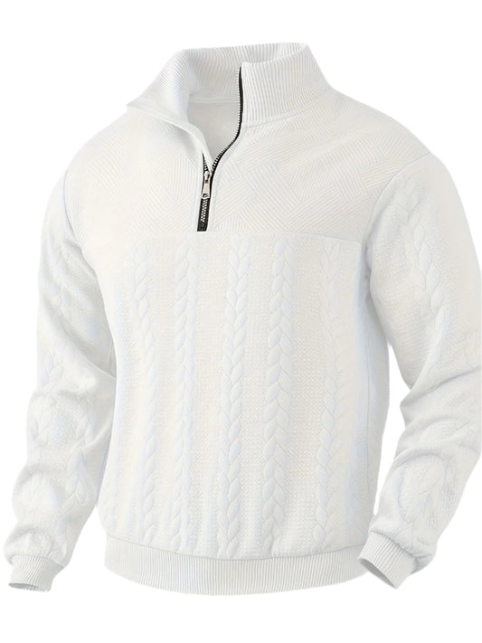 Vintage Herrenpullover mit Reißverschluss – Victor