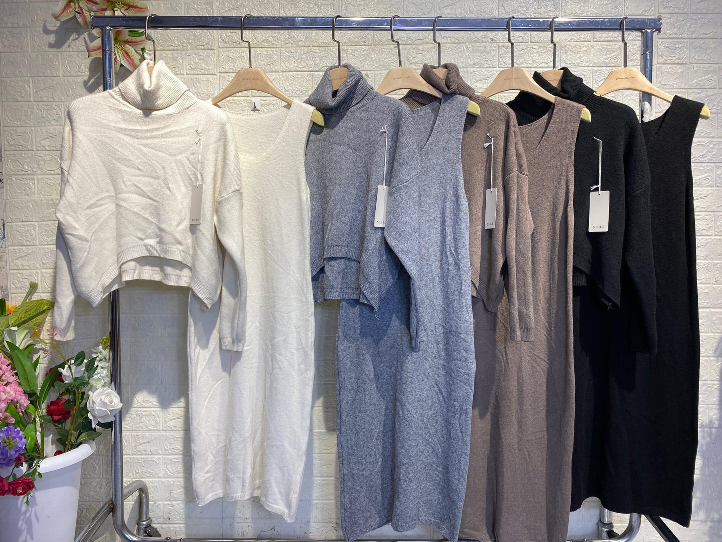 Kleid & Pullover Set – Noémie