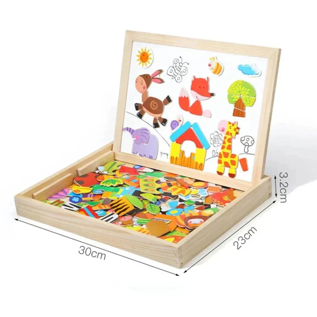 Magnetisches beidseitiges Zeichenbrett-Set – MiniArt Studio