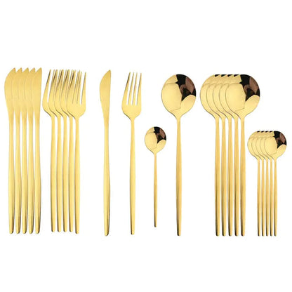 24-teiliges RVS Besteckset – Aurinox