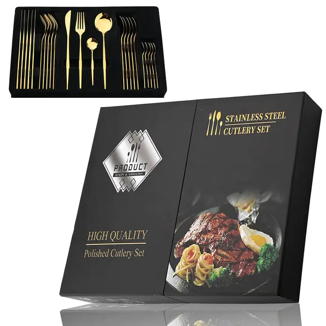 24-teiliges RVS Besteckset – Aurinox