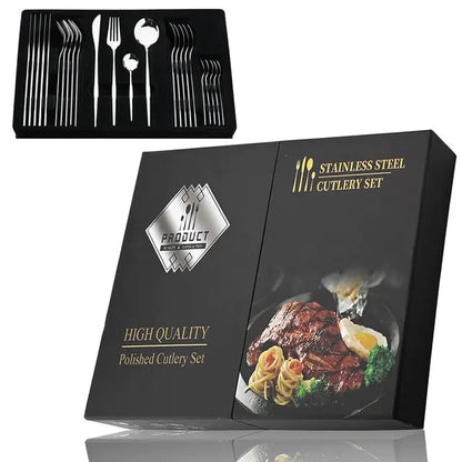 24-teiliges RVS Besteckset – Aurinox
