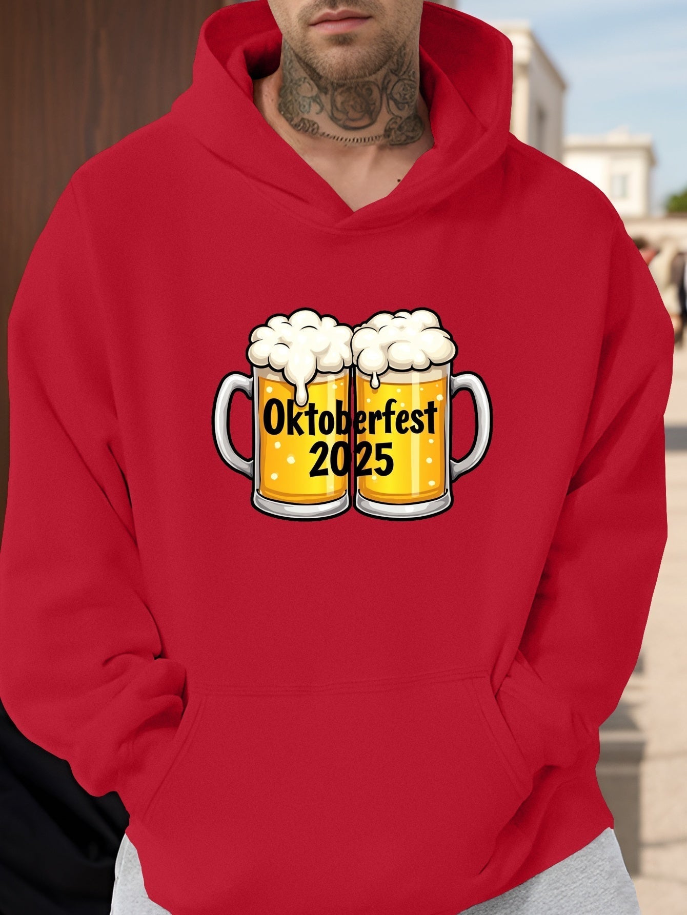 Locker Herren Hoodie – Franz Oktoberfest 2025