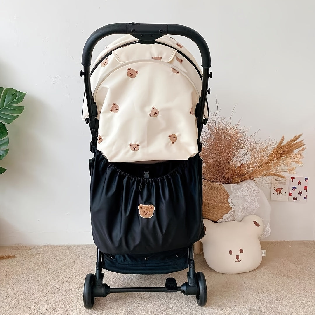 Kinderwagen-Organizer mit großer Tasche – Praktische Aufbewahrung unterwegs