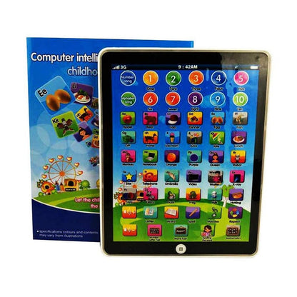 Interaktives Lern-Tablet für Kleinkinder mit Ton, Farben & Quiz-Funktion – 7,5 Zoll