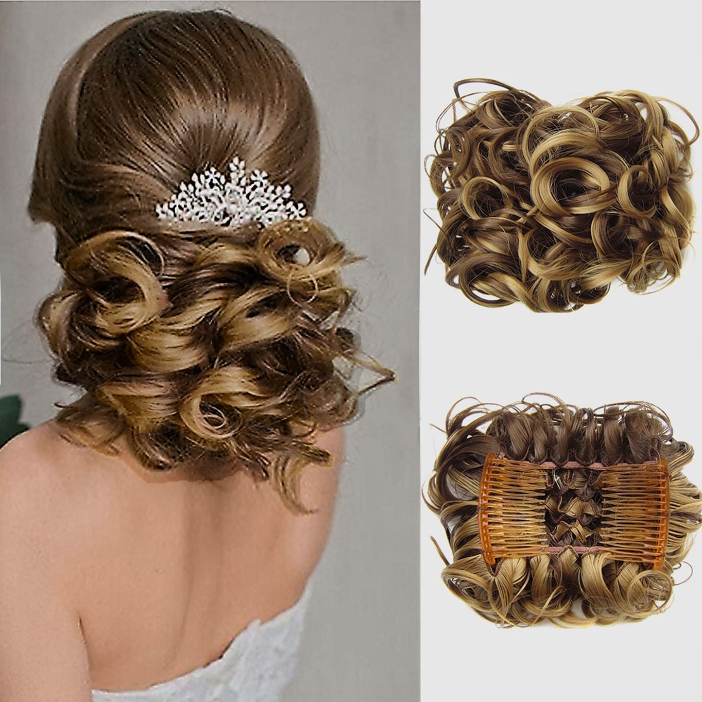 Krullende Knot Hairextension – FluffyFix