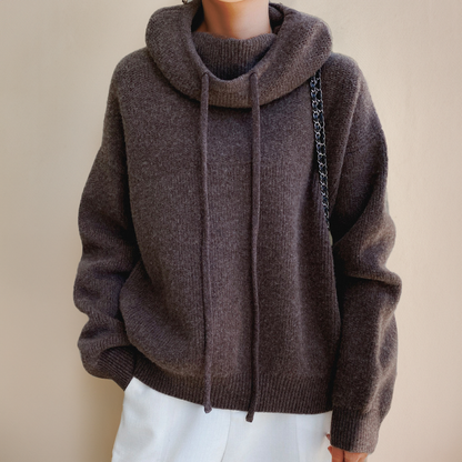 Rollkragenpullover aus Merinowolle – Amira Herbstedition