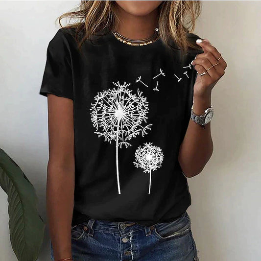 Bequemes Damen T-Shirt mit Rundhals & weichem Stoff – Rhea