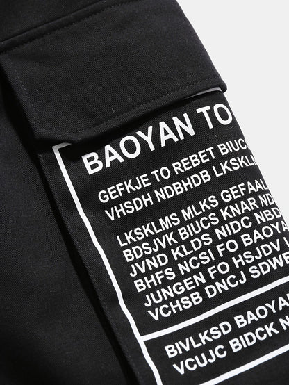 Sommer Shorts Herren mit Letter-Print Streetstyle Look - Milan