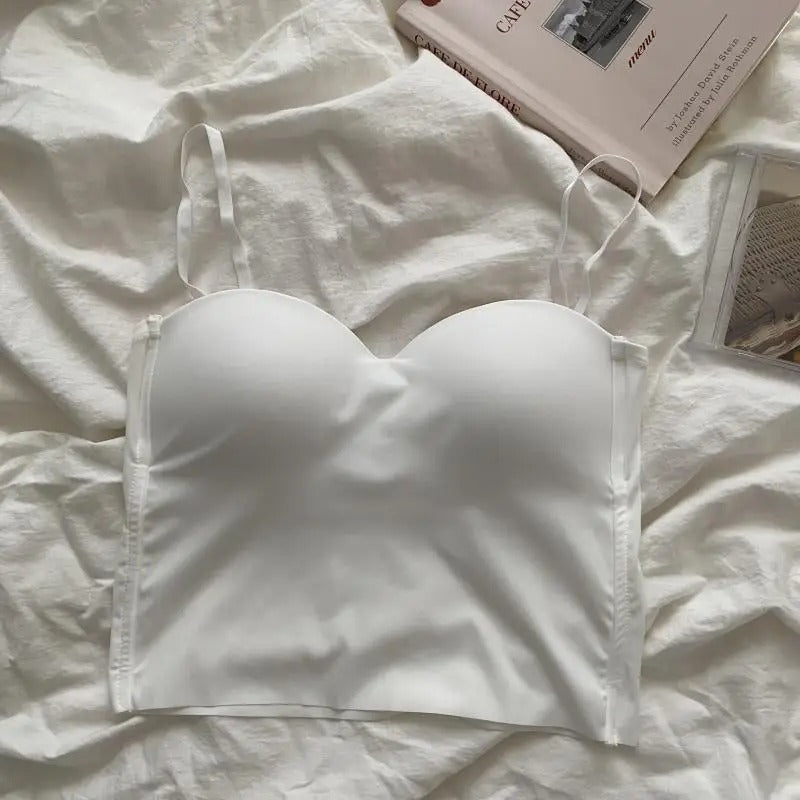 Set von 4 Leichten Tanktops mit Eingebautem Bandeau BH - Tiana