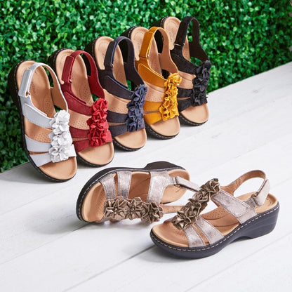 Retro Sommer-Sandalen für Damen – Aurelia