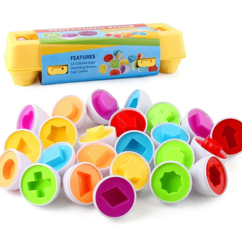 Bunte und Lernfördernde Eier-Set – ColorMatch
