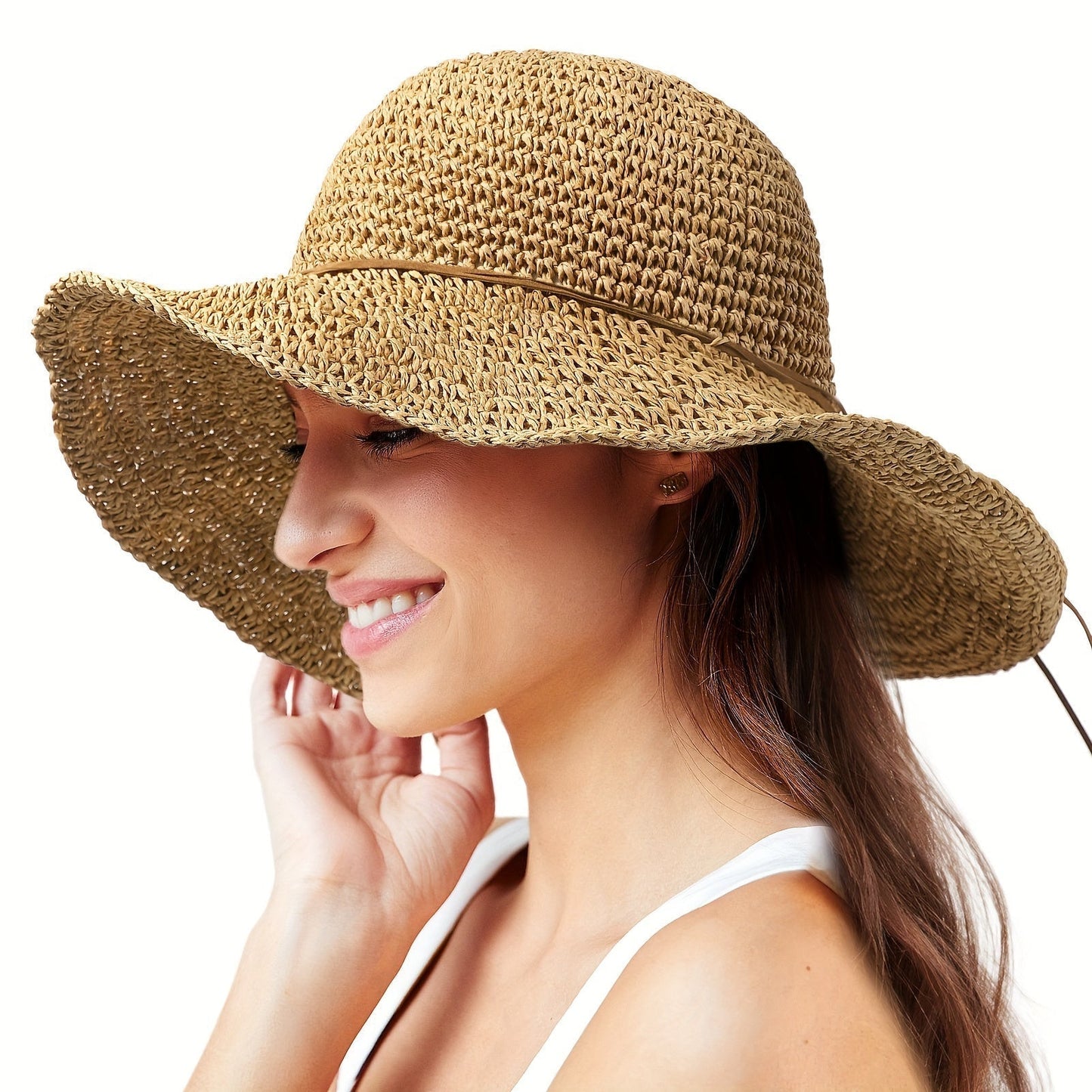 Häkelnder Boho Strohhut für Sommerreisen – Elouan