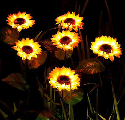 Wasserdichte Solar-Sonnenblumenlampe – SolarBloom