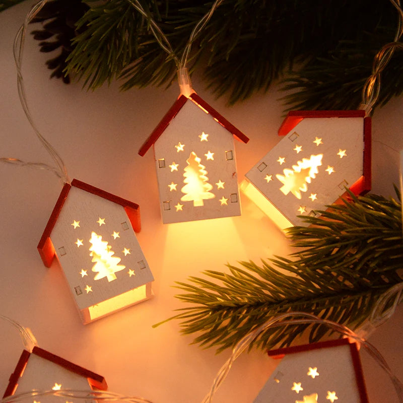 Holz-Weihnachtshäuser mit LED-Beleuchtung – GlowHouse