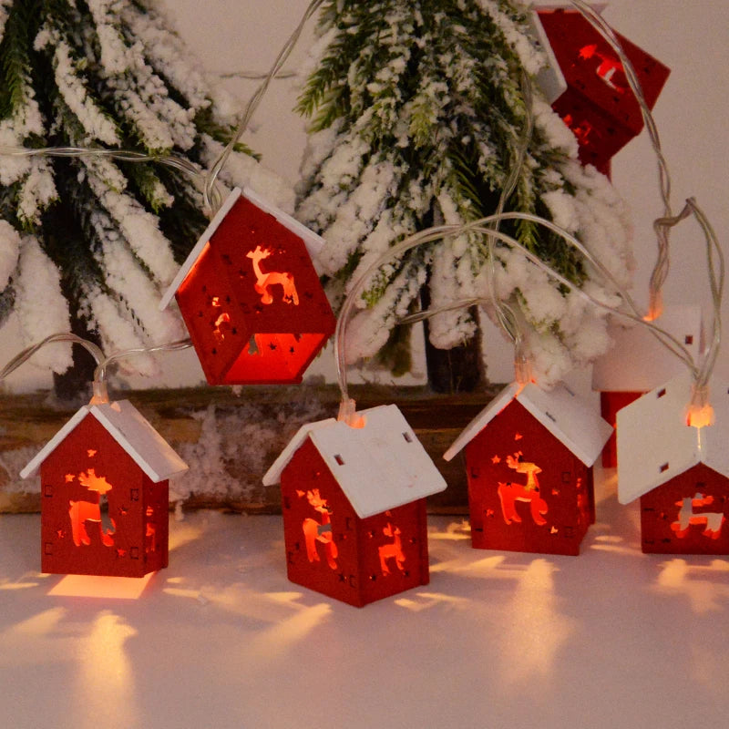 Holz-Weihnachtshäuser mit LED-Beleuchtung – GlowHouse