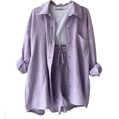 Trendige Baumwoll-Sommerhose für Damen – Faylin