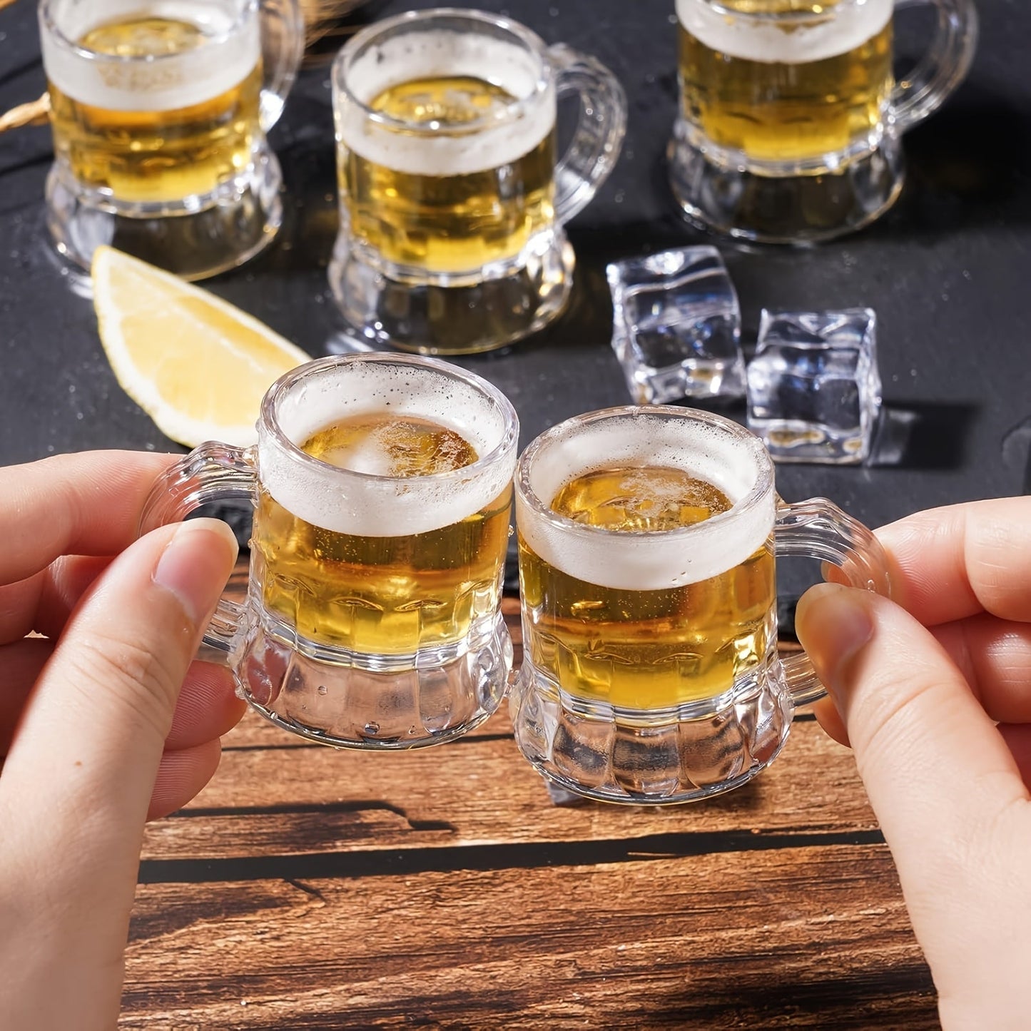 Mini Bierkrug Set (24 Stück, 30 ml) – WiesnShots Oktoberfest 2025