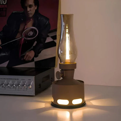 Wiederaufladbare Vintage LED Laterne - LumaLantern