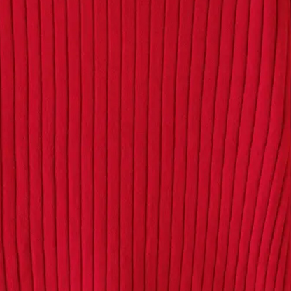 Roter gerippter Stoff, Textur, Hintergrund, Mode, Textildesign, Bekleidungsmaterial.
