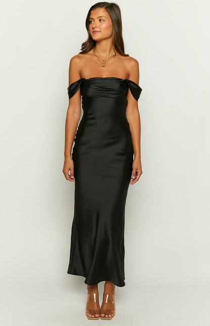 Off-Shoulder Maxikleid – Saphira