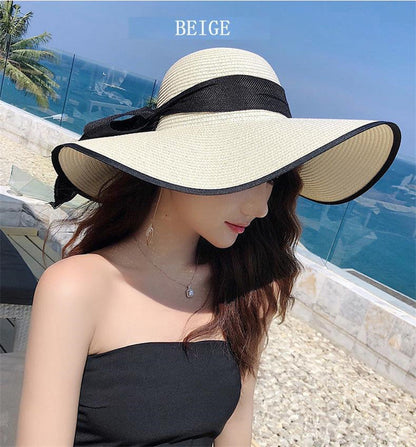 Leichter Damen-Sommerhut mit breiter Krempe und stilvollem Design – Vivian