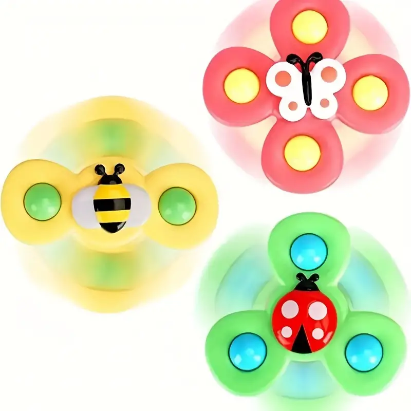 Saugnapf Spinner Spielset von 3 - SpinFun