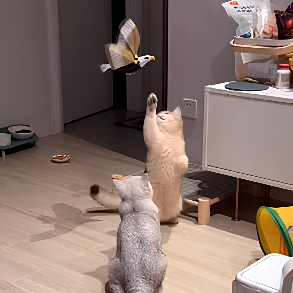 Automatisch bewegendes Vogelspielzeug - FlyBuddy™
