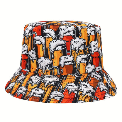 Unisex Bucket Hat mit Bierprint – BierKracher Oktoberfest 2025