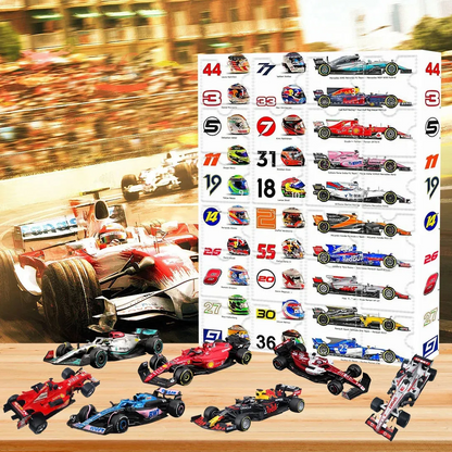 Formel-1-Adventskalender mit Sammlerstücken – Für echte Rennsportfans