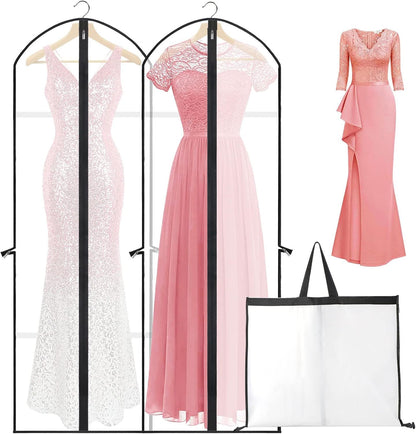 Extra-langes Kleid- & Abendkleid-Kleidersack – 180 cm Schutzhüllen mit Griffen (Kaufe 1, Erhalte 1 GRATIS)
