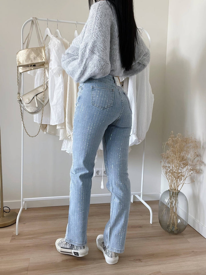 Damen Glitzerjeans für einen strahlenden Look - Jade