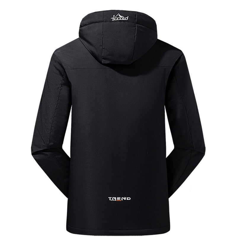 Herrenparka mit abnehmbarer Kapuze – Victor