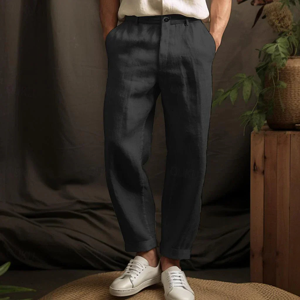 Leichte Herren Leinenhose mit Relaxed Fit – Luca