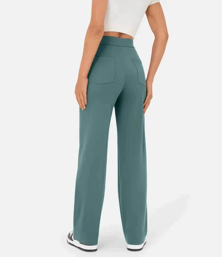 Elastische Hohe Taille Damenhose - Isabeau