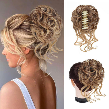 Klemme mit Haarverlängerung für gewundenen Knoten – CurlClip