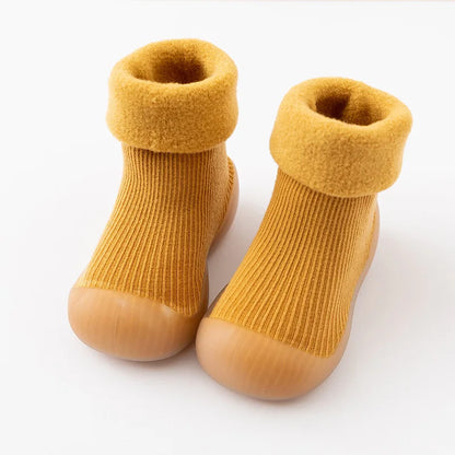 Herbstliche rutschfeste Kleinkind-Socken mit Gummisohle – 1 kaufen, 1 gratis Aktion