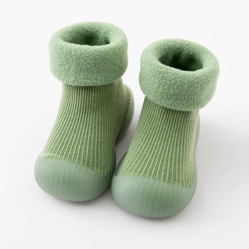 Herbstliche rutschfeste Kleinkind-Socken mit Gummisohle – 1 kaufen, 1 gratis Aktion
