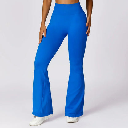 Nahtlose Flared Yoga-Leggings – Elena