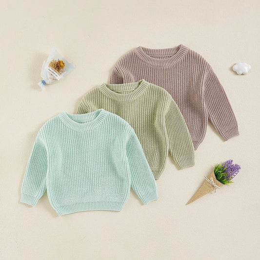 Weiche & Atmungsaktive Herbst-Strickpullover für Kinder – KnitKuschel
