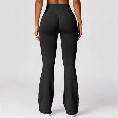 Nahtlose Flared Yoga-Leggings – Elena