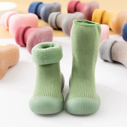 Herbstliche rutschfeste Kleinkind-Socken mit Gummisohle – 1 kaufen, 1 gratis Aktion