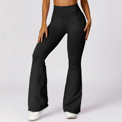 Nahtlose Flared Yoga-Leggings – Elena