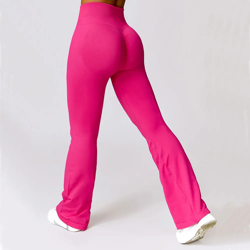 Nahtlose Flared Yoga-Leggings – Elena