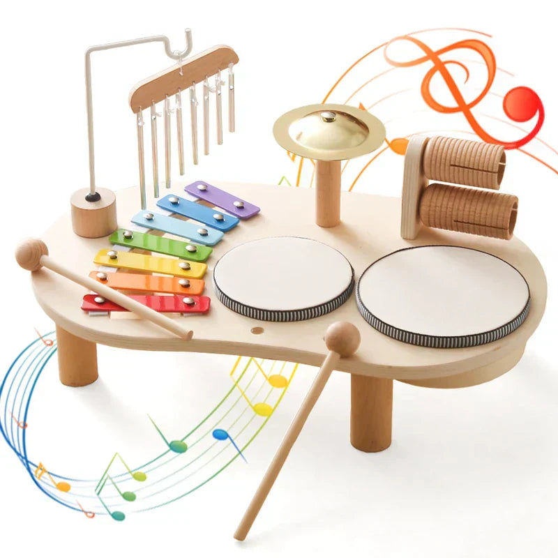Kreatives Holzspielzeug Musikstation – MelodyMaker