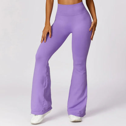 Nahtlose Flared Yoga-Leggings – Elena