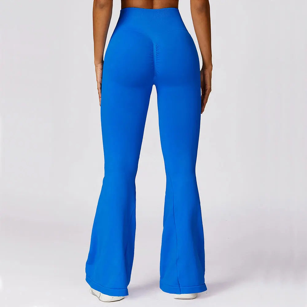 Nahtlose Flared Yoga-Leggings – Elena
