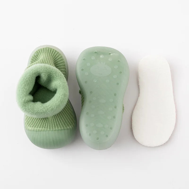 Herbstliche rutschfeste Kleinkind-Socken mit Gummisohle – 1 kaufen, 1 gratis Aktion