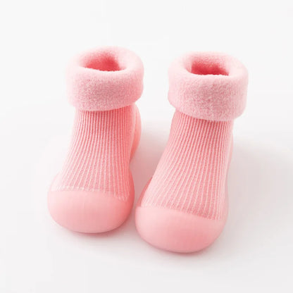 Herbstliche rutschfeste Kleinkind-Socken mit Gummisohle – 1 kaufen, 1 gratis Aktion