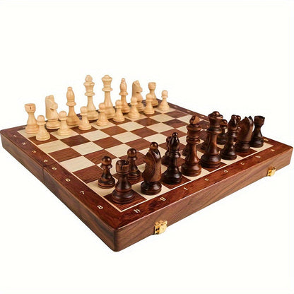 Luxus Schachspiel aus Massivholz – GrandRook